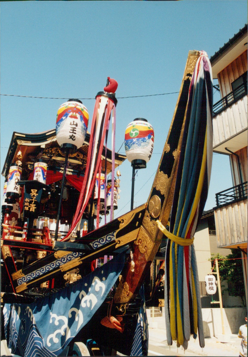 藤塚神社おかえり祭り 舟形台車