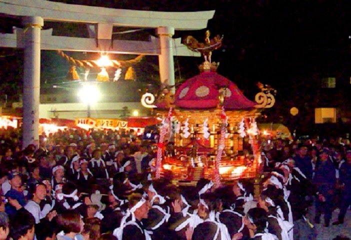 還幸祭　高浜御旅所　神輿お発ち